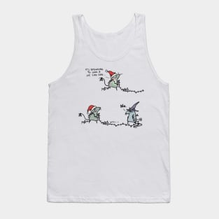 mouse on christmas day Tank Top